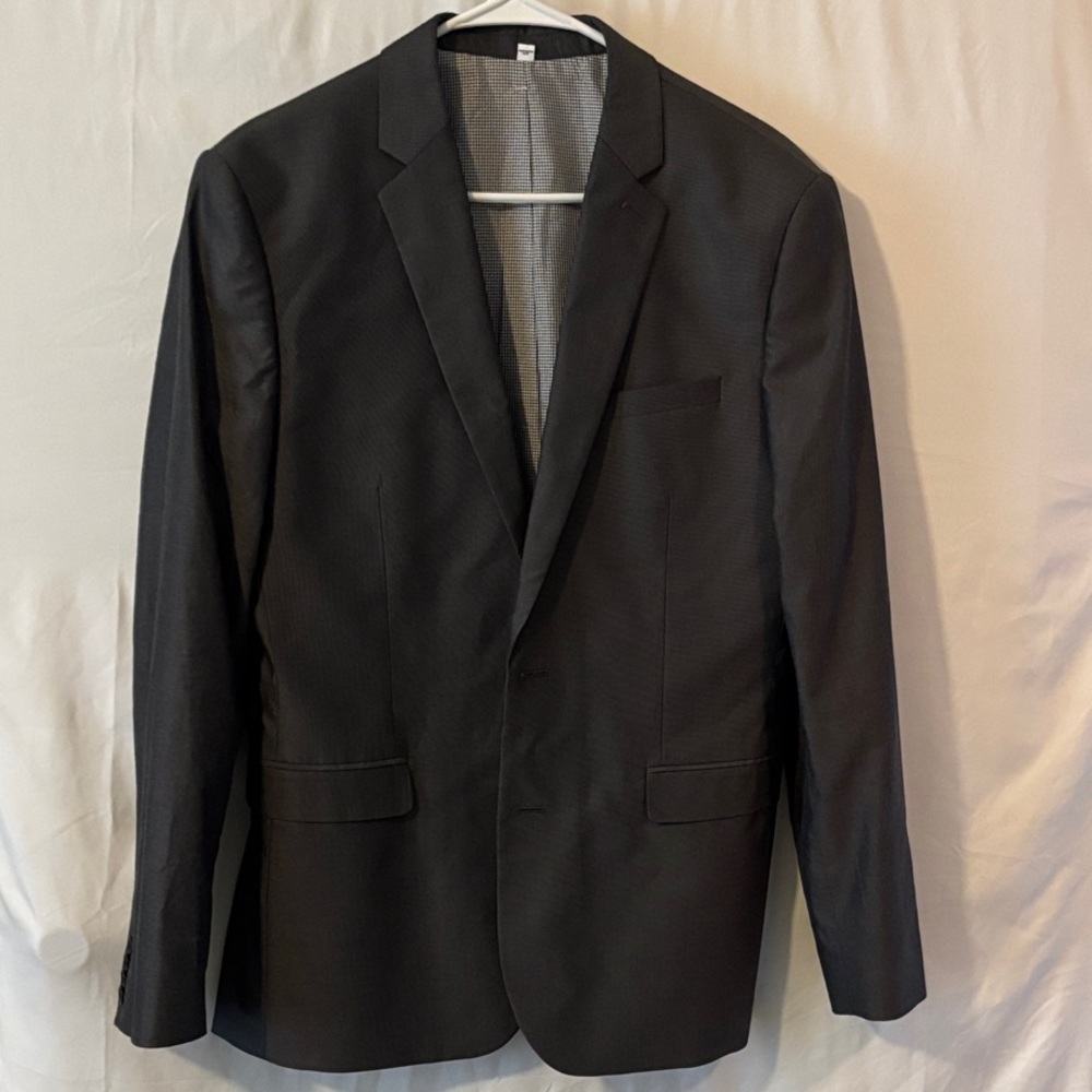 Express Extra Slim Classic Men's Gray Blazer Size 40 Regular